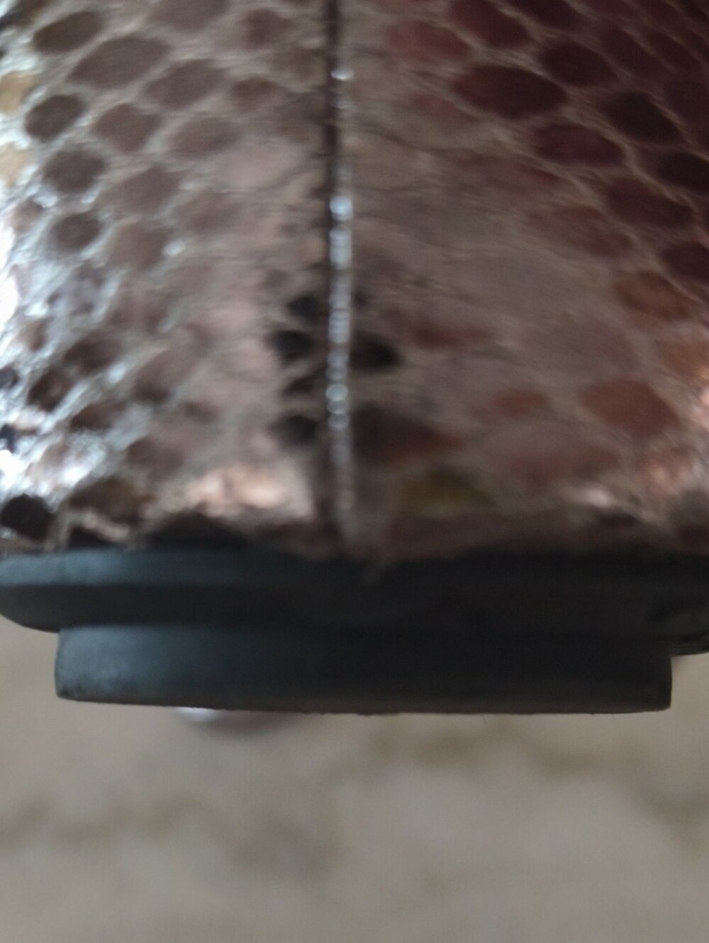 Sam Edelman Bronze Metallic Jeweled Ballet Flats - Picture 2 of 5